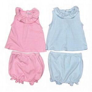EUC/Like-New - Edgehill Collection (Bundled) - Baby Girls Striped Sets (12M)